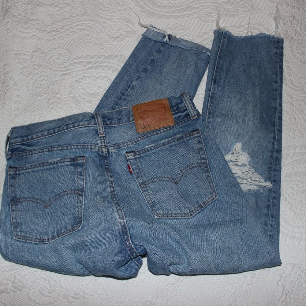Levi's 505 Denim Straight Leg Jean Sz 26
